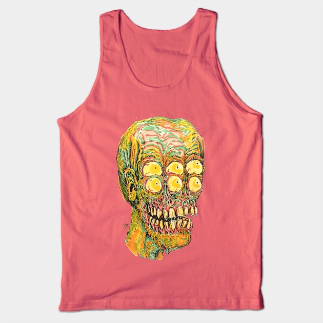 Six Eyed Weirdo Tank Top by Robisrael